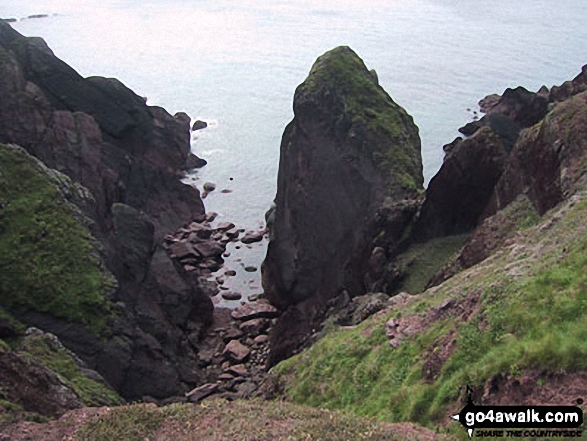 Walk pe128 Aber Rhigian from Newport - Mill Bay, St Ann's Head, Pembrokeshire Coast