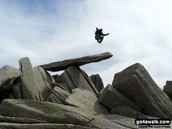 On the Cantilever Stone, Glyder Fach