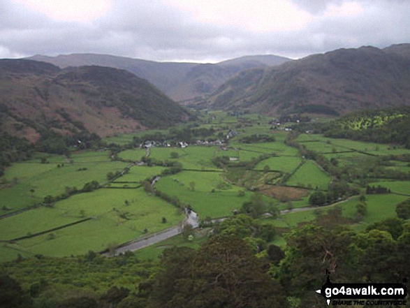 Borrowdale from Castle Crag