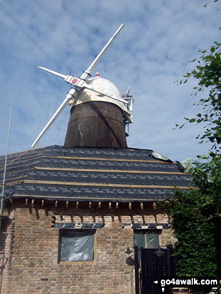 Walk ws154 Westfield and Barnham from Yapton - Barnham Windmill