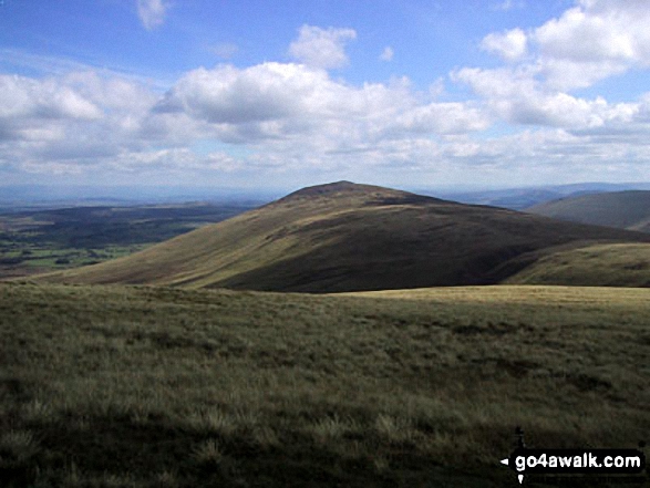 Walk c284 Great Sca Fell and High Pike from Fell Side - Carrock Fell from High Pike (Caldbeck)