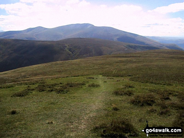 Walk c284 Great Sca Fell and High Pike from Fell Side - Knott and Skiddaw from Great Lingy Hill