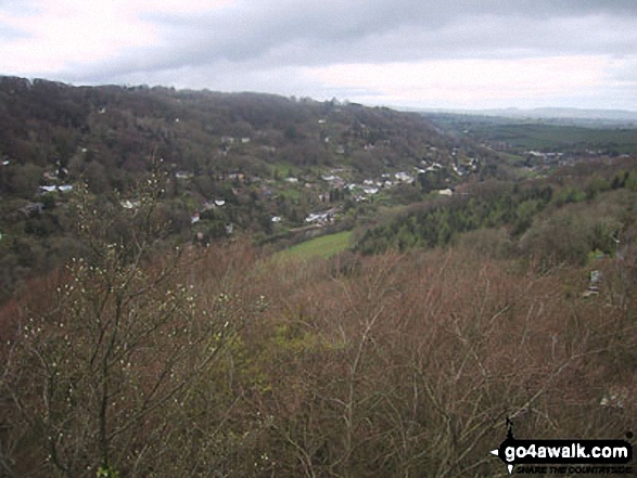 Walk gl107 Highmeadow Woods from Symonds Yat - The River Wye and Symonds Yat West from Symonds Yat Rock