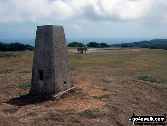 East Dean Hill summit Trig Point