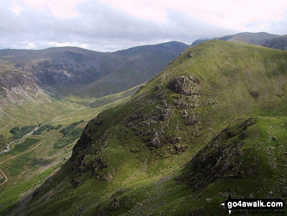 Looking Stead (Pillar) from The High Level Route, Pillar 