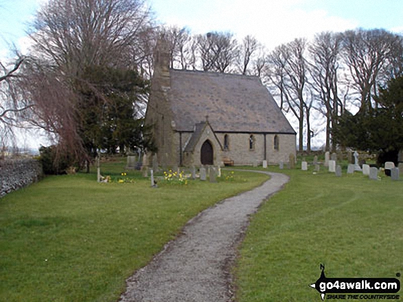 Walk d154 Over Haddon, Sheldon and Ashford in the Water from Bakewell - Sheldon Village Church