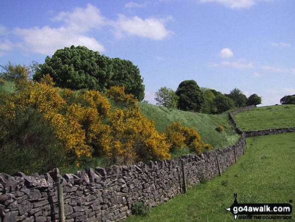 Walk d153 Mill Dale, Wolfscote Dale, Biggin Dale, Biggin and The Tissington Trail from Tissington Station - The Tissington Trail nr Tissington Village