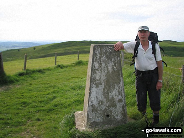 Me on Hambledon Hill in The Wessex Ridgeway Path Dorset England