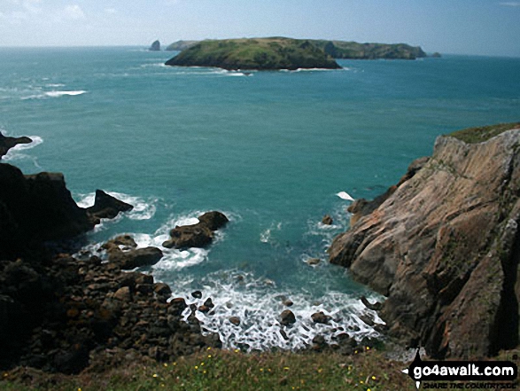 Skomer Island from The Deer Park, The Pembrokeshire Coast Path