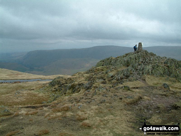 Walk c304 Beda Head and Place Fell from Howtown - Place Fell summit