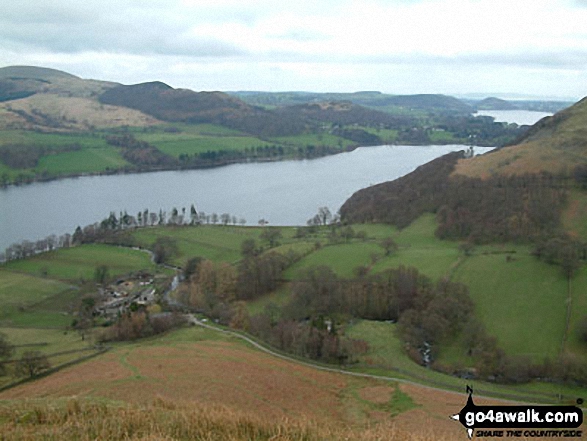 Sandwick and Ullswater from the lower slopes of High Dodd (Sleet Fell)