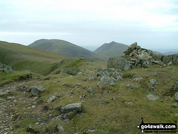 Walk c303 Swirl How and Wetherlam from Little Langdale - Great Carrs Summit