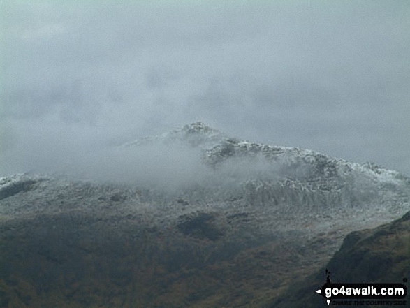 Walk c280 Hard Knott from Jubilee Bridge, Eskdale - Esk Pike from Hard Knott