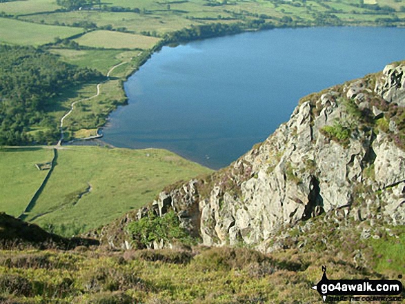 Ben Gill and Ennerdale Weir from Crag Fell