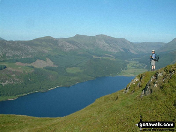 Walk Crag Fell walking UK Mountains in The Western Fells The Lake District National Park Cumbria, England