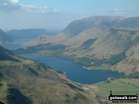 Walk c456 Fleetwith Pike, Hay Stacks, Brandreth and Grey Knotts from Honister Hause - Buttermere from Hay Stacks