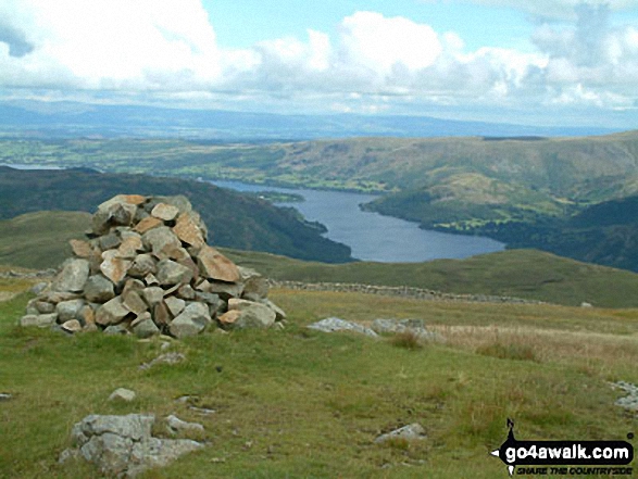 Ullswater from the cairn on Birkett Fell near Hart Side