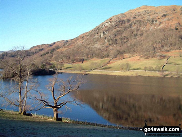 Walk c292 Rydal and Grasmere from Ambleside - Rydal Water from Loughrigg Fell