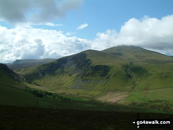 Walk Little Calva walking UK Mountains in The Northern Fells The Lake District National Park Cumbria, England