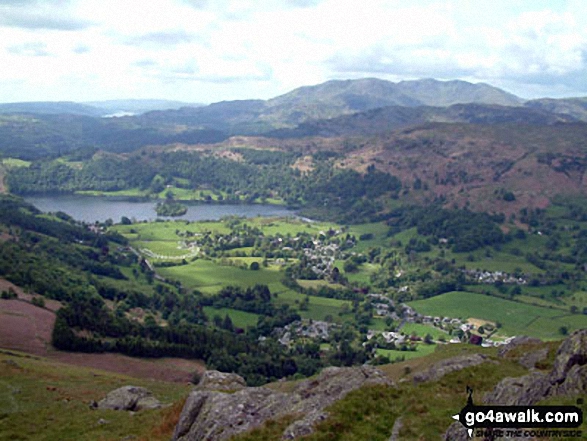 Walk Stone Arthur walking UK Mountains in The Eastern Fells The Lake District National Park Cumbria, England