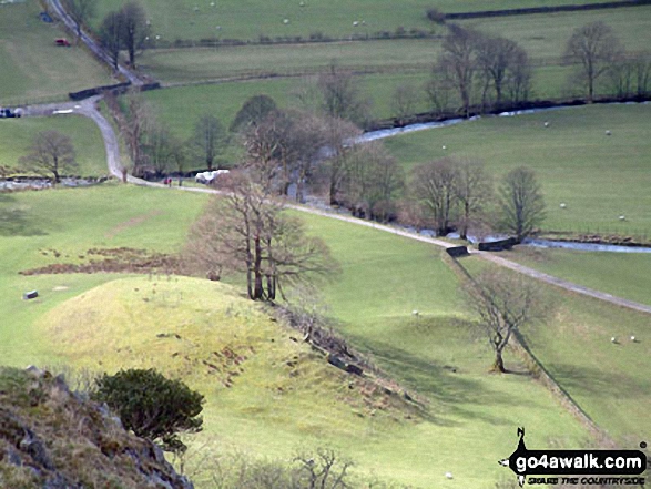 Hagg Gill Bridge from Troutbeck Tongue