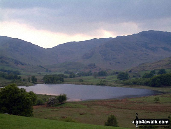 Walk c303 Swirl How and Wetherlam from Little Langdale - Little Langdale Tarn and Wetherlam