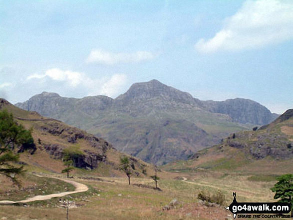 The Langdale Pikes from Blea Moss near Blea Tarn (Langdale)