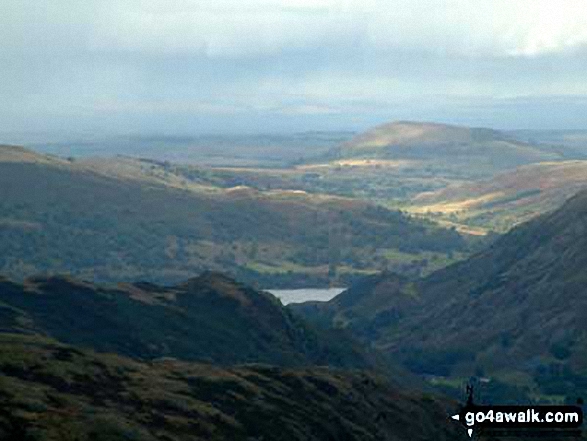 Walk c230 The Scandale Beck Horizon from Ambleside - Ullswater and Great Mell from Red Screes