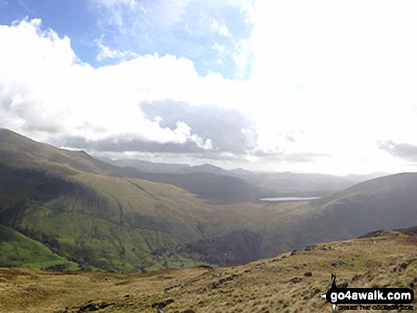 Slightside, Harter Fell (Eskdale) and Burnmoor Tarn from the summit of Yewbarrow