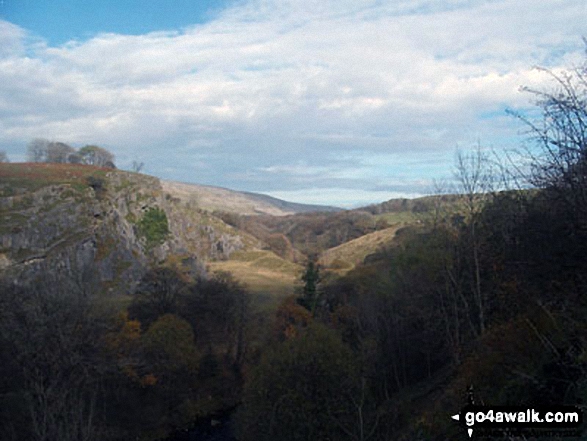 Walk ny100 The Ingleton Waterfalls from Ingleton - Above The Ingleton Waterfalls near Twistleton Hall