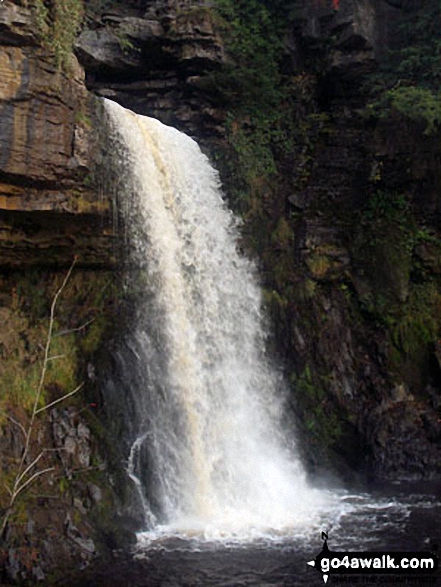 Walk ny100 The Ingleton Waterfalls from Ingleton - Thornton Force, The Ingleton Waterfalls