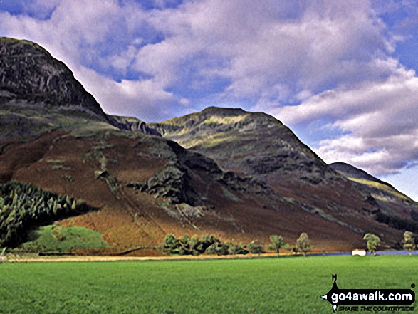 Walk c160 Pillar from Gatesgarth, Buttermere - High Stile and Red Pike from the Gatesgarth, SE of Buttermere