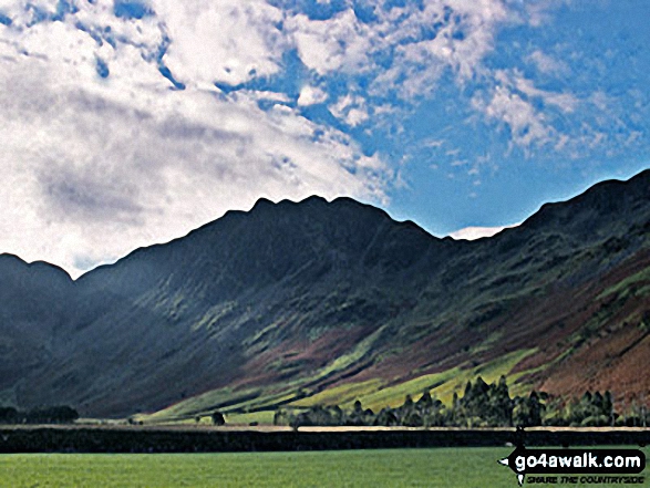 Walk c160 Pillar from Gatesgarth, Buttermere - Hay Stacks from Gatesgarth, SE of Buttermere