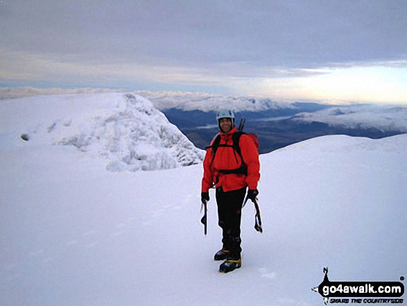 Me on Ben Nevis in Ben Nevis, The Aonachs and The Grey Corries Highland Scotland