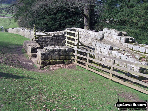 High Brunton Turret - Walking The Hadrian's Wall Path National Trail - Day 3