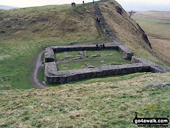 Heading towards Steel Rigg - Walking The Hadrian's Wall Path National Trail - Day 4