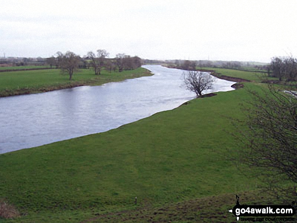 The River Eden West of Carlisle - Walking The Hadrian's Wall Path National Trail - Day 7