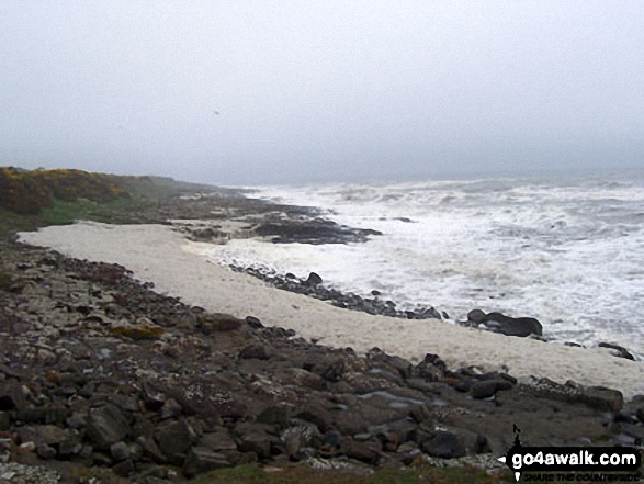 The North Sea north of Craster