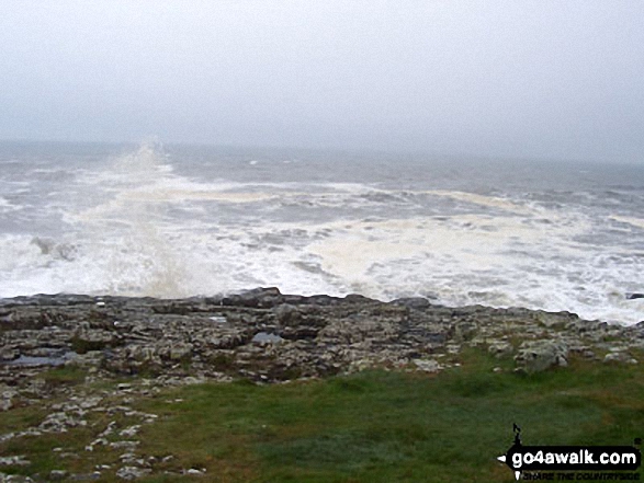 The North Sea north of Craster