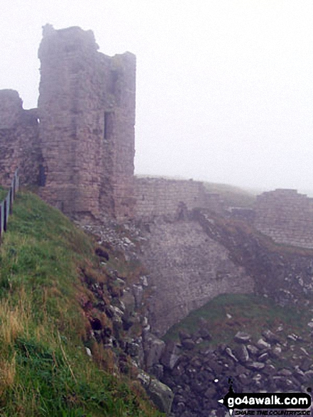 The seaward end of Dunstanburgh Castle