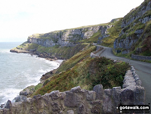 The road around East side of Great Orme