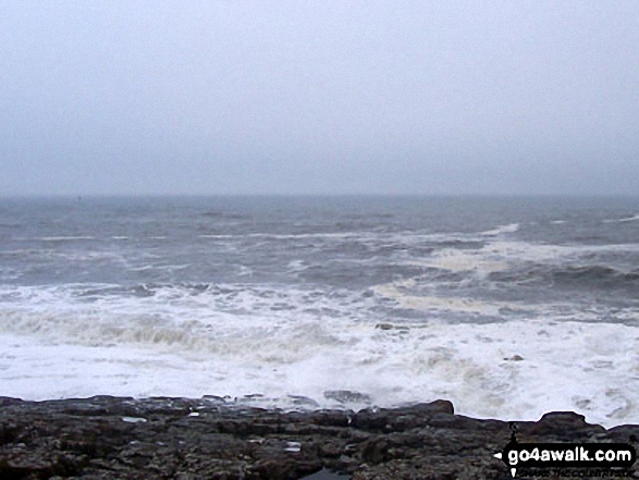 The North Sea north of Craster