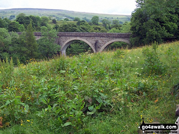 Walk du125 Lunedale from Middleton-in-Teesdale - The River Lune Viaduct