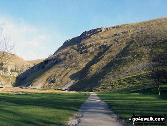 The path leading to Gordale Scar near Malham