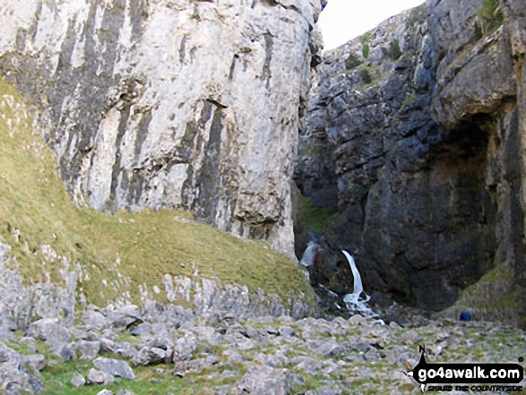 Walk ny122 Gordale Scar and Malham Cove via Shorkley Hill from Malham - Gordale Scar near Malham