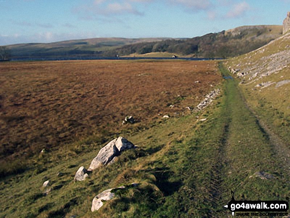 Walk ny134 Parson's Pulpit from Street Gate - The path towards Malham Tarn below Great Close Scar