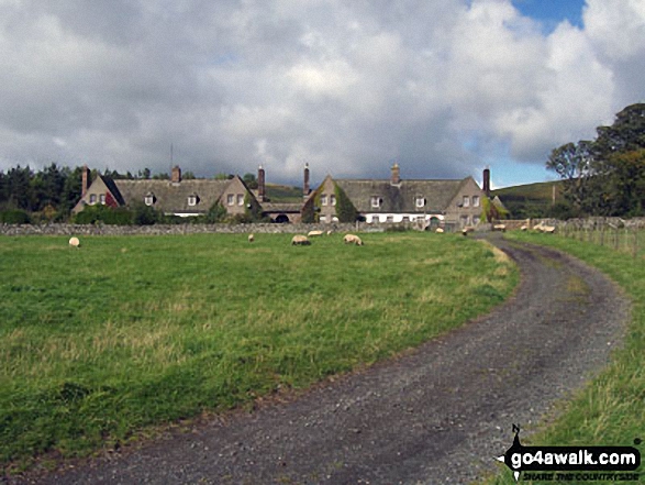 The St Cuthbert's Way approaching Hethpool