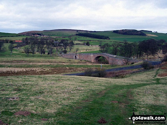 On The St Cuthbert's Way approaching Weetwood Bridge