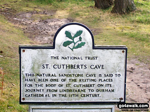 St Cuthbert's Cave on The St Cuthbert's Way