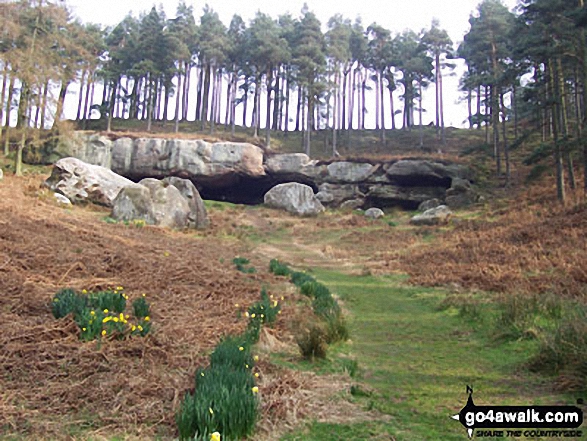 St Cuthbert's Cave on The St Cuthbert's Way